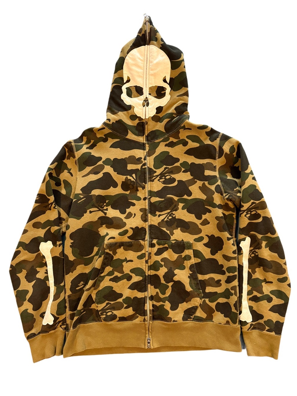 Bape x Mastermind Japan 2011 skull full zip